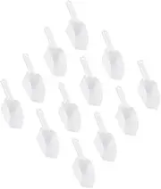 MOLUCKFU 12pcs Multi Function Ice and Grain Scoop Reusable Kitchen Tool for Flour Ice Pet Food and More Ergonomic Design for and Storage