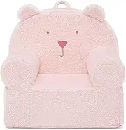 Gap babyGap Sherpa Bear Chair - Greenguard Gold Certified, Blush