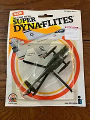 1983 Zee Toys Super Dyna-Flites Nighthawk Helicopter Army Diecast Metal Airplane
