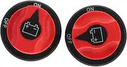 TIDTALEO 2X Waterproof Battery Disconnect Switches for Motorcycles Cars Boats Mini On-Off Kill Switch Construction