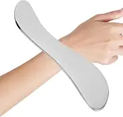 Body Massage Tool, Back Massage Scraper, Stainless Steel Construction, 17.78x17.78 Inches Versatile Accessory, Deep Tissue Massager for Front, Face, and Scars