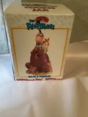 Pebbles & Dino Flintstones Cookie Jar New in Box