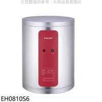 在飛比找PChome24h購物優惠-櫻花 8加侖電熱水器儲熱式(含標準安裝)【EH0810S6】