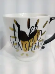 HELLO SUNSHINE COFFEE MUG. HELLO SUNSHINE MUG. GREETINGS Art Deco Mug. B278