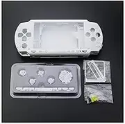 Gametown New Replacement PSP 1000 Full Housing Shell Cover with Buttons Screws Set -White.