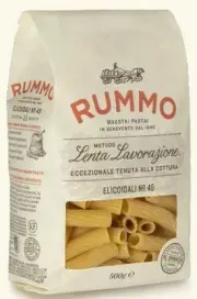 Twist Rummo N49 Paste Short Semolina Italian Slow Knit Rigatoni 500g