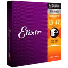 Elixir Strings 11002 Nanoweb 80/20 Bronze Extra Light Acoustic Guitar String