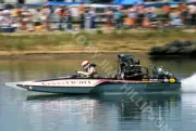 DRAG RACING DRAG BOAT PHOTO TOP FUEL HYDRO COORS LIGHT FRED BRAY 1986