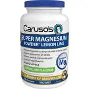 Caruso's Natural Health Super Magnesium Powder Lemon/lime 250g
