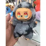 Charming Lafufu Keychain Plush Doll Pendant Hanging Keyring Card Gift for Woman Man Decor Bag Charm Purse Charms Key Ornament Ring