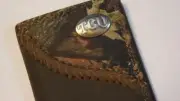 ZEP-PRO Texas Christian University TCU Fence Row CAMO Leather Tin Gift Box