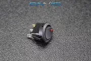 ROUND ON OFF ROCKER SWITCH MINI TOGGLE RED LED 3/4 MOUNT HOLE EC-1103ARD