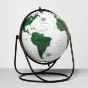 Hearth & Hand Magnolia PIVOT WORLD GLOBE Green JOANNA GAINES NEW WORLD GEOGRAPHY