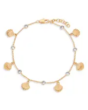 Ettika Scallop Shell Charm Anklet