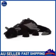 New 66cm Jellycat Onyx Black Dragon Dinosaur Stuffed Animal Soft Plush Toy AU+
