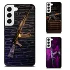 For Samsung Galaxy Z Fold Flip 3 4 5 6 Anti scratch Cover realistic space AK 47