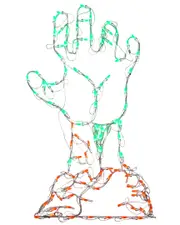 National Tree Company 36 Halloween Lighted Zombie Hand Decoration
