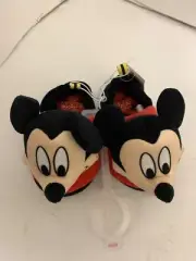 New Toddler Boys Size 7-8 Disney Mickey Mouse House Shoe Slippers Cute Gift