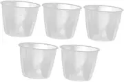 Gatuida 5pcs Plastic Rice Measuring Cups Kitchen Accessories for Rice Cooker Accurate Scaled Measuring Cup and Soup User Friendly Design