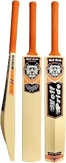 WP Orange Light Tennis Ball PVC/Plastic (Ivory) Cricket BAT Size-(34� X 4.5�inches)