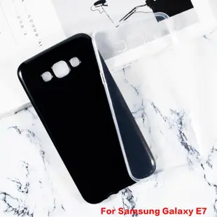 SAMSUNG 適用於三星 Galaxy E7 凝膠矽膠手機保護後殼保護殼的軟 TPU 手機殼