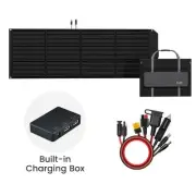 Zlos 160W Universal Foldable Solar Panel & USB Charging Fit 99% Power station in