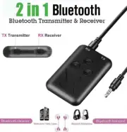 Bluetooth V5.0 Transmitter and Receiver with 3.5mm Audio Input-Out USB Charging