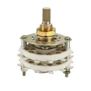 4P5T 4 Pole 5 Throw 2 Deck Band Channel Rotary Switch Selector