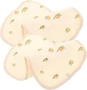 Generic 2pcs Bibs Burp Cloths Sleeping Mouth Tape Drool Towel Smock Bib Feeding Bib Coverall Bib Bib Swaddle Wipes Burping Cloths for Babies Cotton