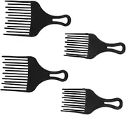 Healeved 4Pcs Wide Tooth Hair Comb Comb for Curly Straight Hair Practical Salon Rake Combs for Easy Styling Compact Design for Go Use for Wigs and Braids