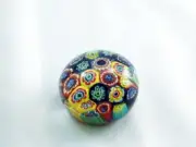 M Design Art Mouth Blown Millefiori Art Handmade Art Glass Paperweight S Pw-074