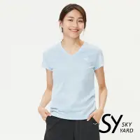 在飛比找Yahoo奇摩購物中心優惠-【SKY YARD】網路獨賣款-幾何亂紋印圖吸濕排汗運動造型