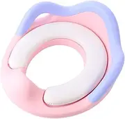 Yardwe 1Pc Toilet Trainer Ring Portable Toilet Training Seat for Design with Slip Pads Handles for Boys and Potty Training