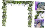 4 Pieces 26 Feet in Total Vine Artificial Wisteria Garland Artificial Wedding