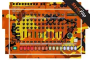Roland TR-8S Rhythm Composer | Orange Camo | Protective Decal | StyleFlip Skins