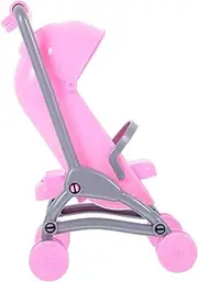 2pcs Mini Baby Stroller Toy for Dolls Doll Pushchair Toy Simulation Stroller for Boys and Girls' Play