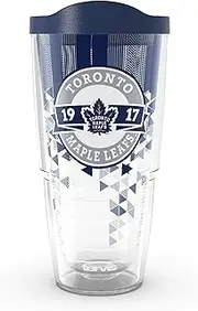 Tervis NHL Toronto Maple Leafs - Shatter Made in USA Double Walled Insulated Tumbler Travel Cup Keeps Drinks Cold & Hot, 24oz, Classic
