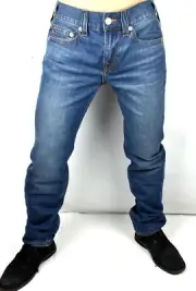 True Religion Men's Geno Relaxed Slim Jeans - 104662 Size 31x34