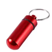 2pc Pocket Pill Case Keychain Small Pill Box Keychain Portable Mini Pill Case