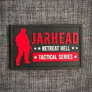 JARHEAD US United States Marine Corps Military Soldier PVC Patch Badge Hook-Loop