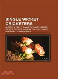 在飛比找三民網路書店優惠-Single Wicket Cricketers