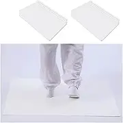 Sticky Tac Mats Adhesive Floor, 300 Sheets Sticky Mat, 10 Packs Cleanroom Sticky Mats Construction Tacky Adhesive Floor Mats for Laboratory Hospital Construction(45x60cm/17.7x23.6in)