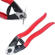 JCZD Cable Cutter Wire Rope Heavy Duty Stainless Steel Wire Cutters Wire Rope Cutter for Up to 5/32" Hard Steel Cable Wire Rope and Bike Spring Wire