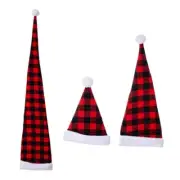 Festive Christmas Santa Hat with White Brim for Holiday Parties Giving Kindness