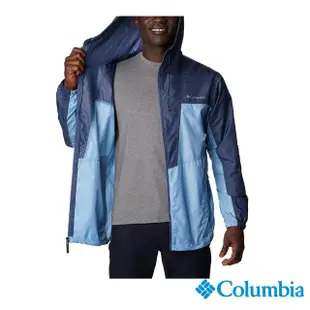 【Columbia 哥倫比亞 官方旗艦】男款-Trail Traveler UPF40外套-藍色(UWE96200BL / 2023年春夏)