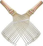 2Pcs Portable Heavy Duty Wool Rakes Animal Grooming Combs for Cats Dogs Sheep Cattle Convenient Pet Hair Cleaning Tools for Animal Husbandry Supplies