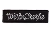 We the People US Constitution Morale Patch fits VELCRO BRAND Hook Fastener
