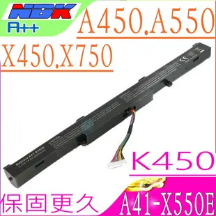 華碩 A41-X550E 電池(保固更長)-ASUS A41-X550E，X751，X751L，X751LA，X751LDV，X751LAV，X751LB，X751LD，X751LX