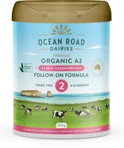 Ocean Road Dairies A2 Organic Follow-On Formula Stage 2 (0-6 Mths) 900g