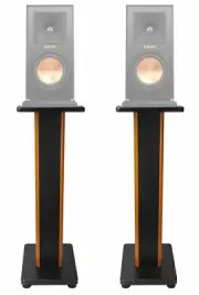 Pair 28" 2-Tone Speaker Stands For Klipsch RP-150M Bookshelf Speakers